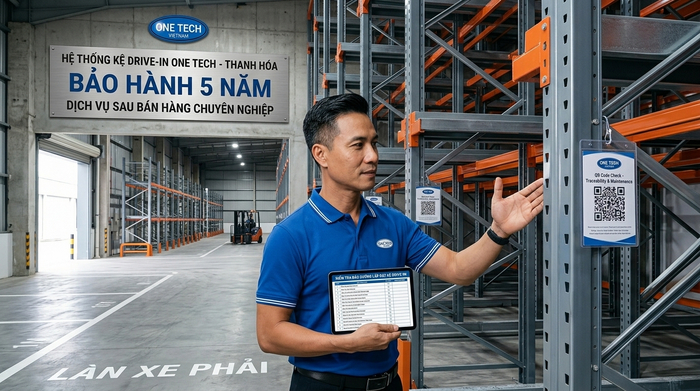 Bảo hành kệ drive in Thanh Hóa Bảo hành và kiểm tra kệ drive in Thanh Hóa sau lắp đặt