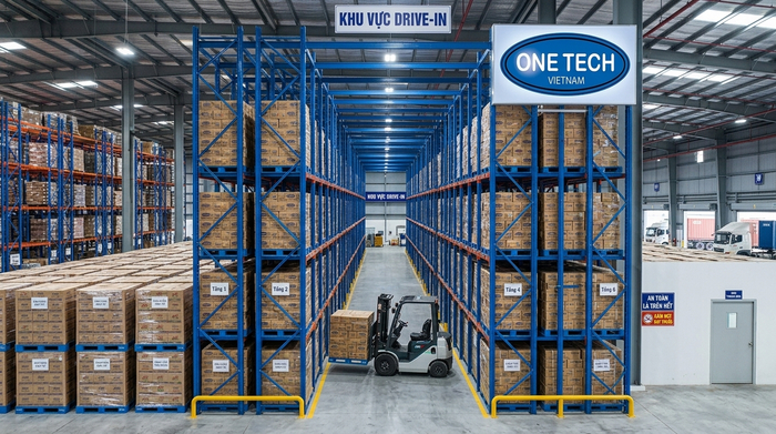 Kệ drive in Thanh Hóa cho kho lưu trữ pallet tải trọng cao Tổng thể hệ thống kệ drive in Thanh Hóa trong kho pallet