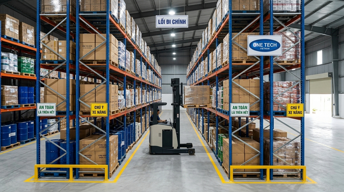 Kệ pallet Selective cho kho nhiều mã hàng tại Thanh Hóa