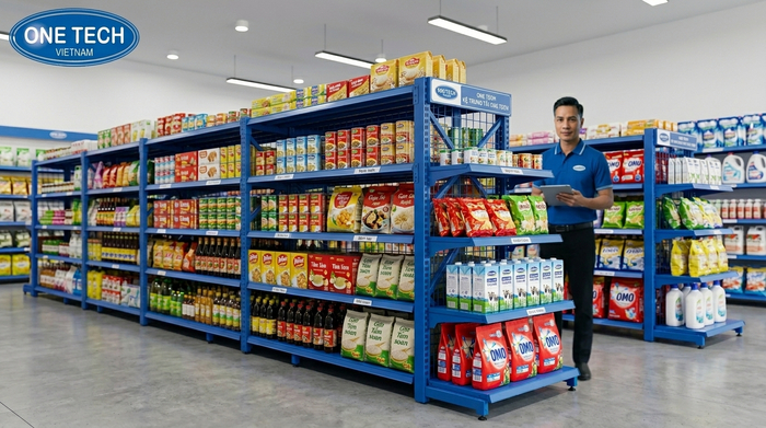 Kệ trung tải cho siêu thị và cửa hàng tại Thanh Hóa