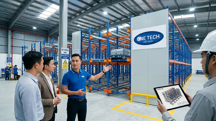 Quy trình khảo sát thiết kế và lắp đặt kệ Radio Shuttle Thanh Hóa
