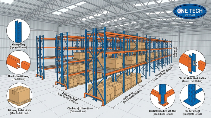 Bản vẽ thiết kế 3D chi tiết hệ thống kệ kho hàng Bản vẽ thiết kế 3D chi tiết hệ thống kệ kho hàng