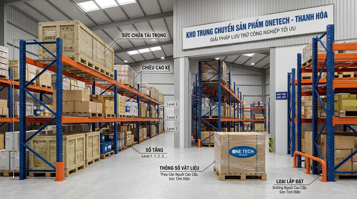 Các yếu tố ảnh hưởng đến báo giá kệ kho trung chuyển Thanh Hóa