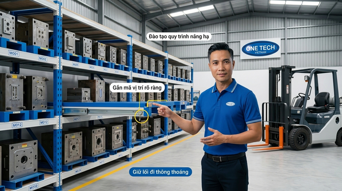 Đào tạo vận hành kệ khuôn an toàn Đào tạo quy trình vận hành kệ khuôn an toàn
