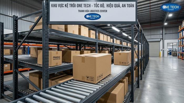 Kệ con lăn Thanh Hóa xuất nhập nhanh Kệ con lăn hỗ trợ xuất nhập hàng nhanh trong kho Thanh Hóa