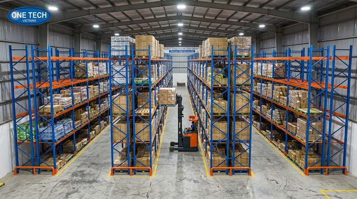 Tổng quan hệ thống Kệ Double Deep Thanh Hóa trong kho pallet