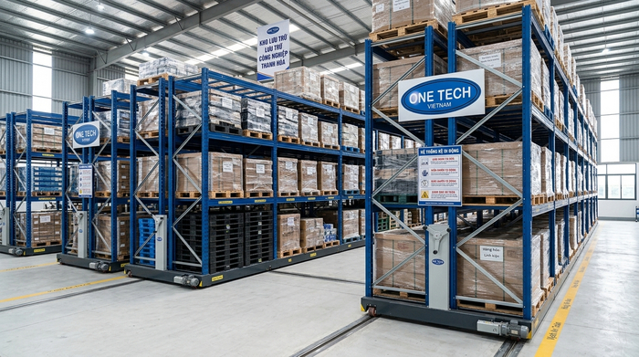Kệ Mobile Rack chứa pallet hàng nặng tại Thanh Hóa Kệ Mobile Rack chứa pallet hàng nặng tại Thanh Hóa