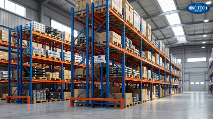 Kệ Selective tải nặng chứa pallet tại Thanh Hóa