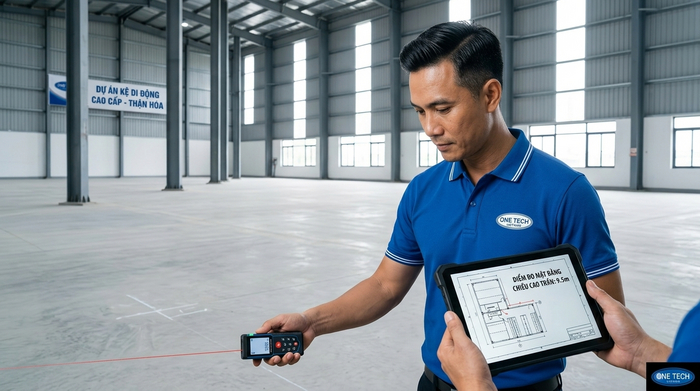 Khảo sát kho trước khi lắp kệ kho di động tại Thanh Hóa Khảo sát kho trước khi lắp kệ kho di động tại Thanh Hóa