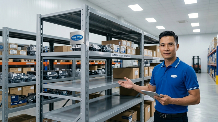 Liên hệ OneTech tư vấn kệ sắt công nghiệp tải nặng Thanh Hóa