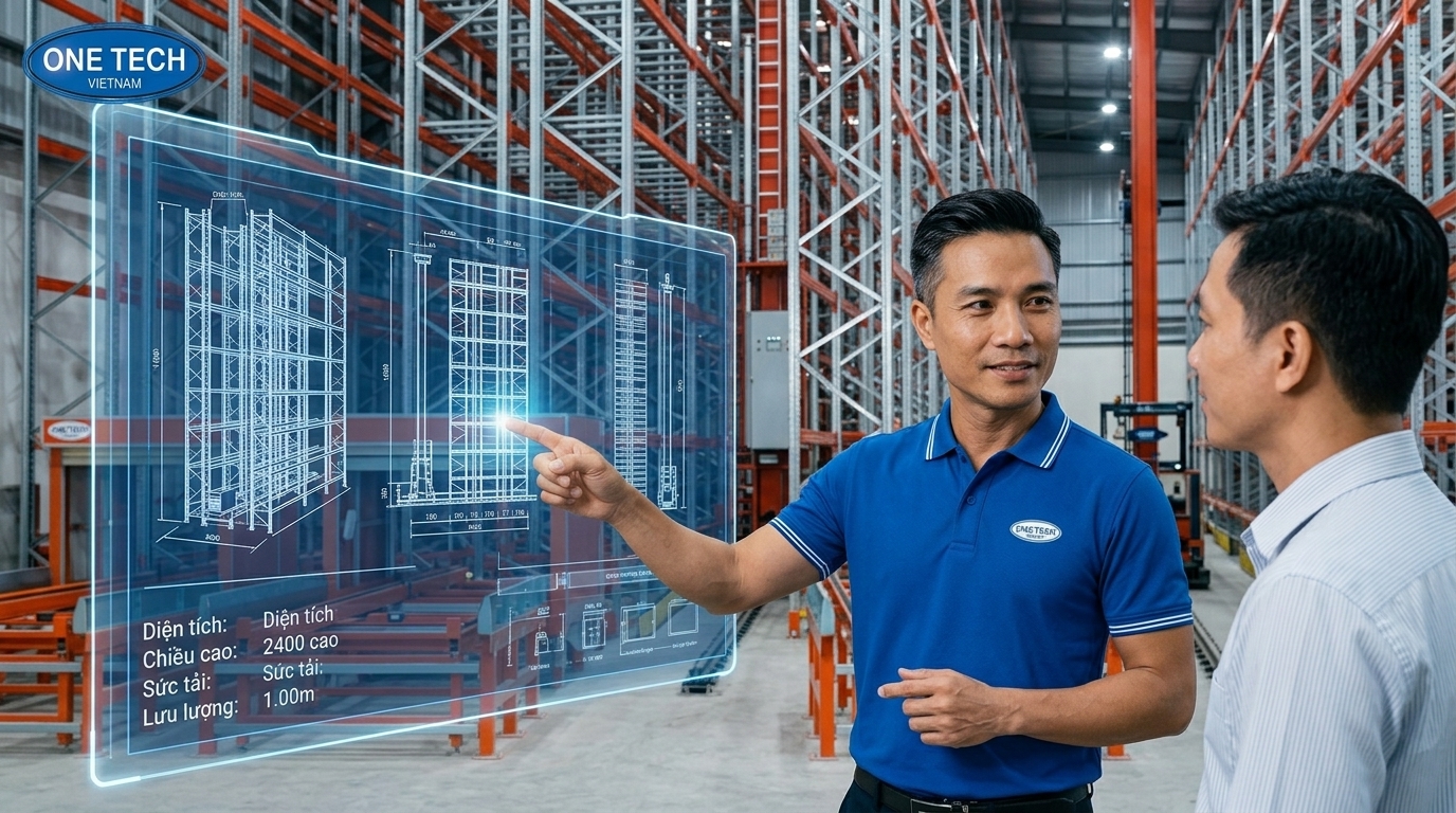 Quy trình lắp đặt kệ kho ASRS Thanh Hóa Quy trình khảo sát thiết kế lắp đặt kệ kho ASRS tại Thanh Hóa