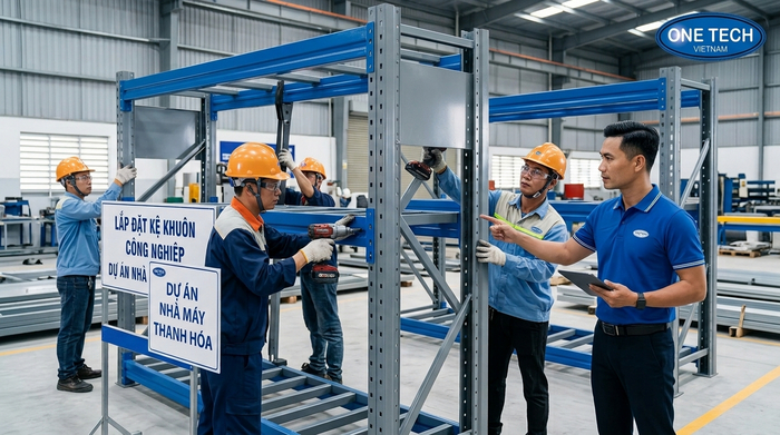 Quy trình lắp đặt Kệ Khuôn Thanh Hóa Quy trình lắp đặt Kệ Khuôn Thanh Hóa tại nhà máy