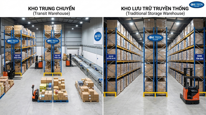 So sánh kho trung chuyển và kho lưu trữ truyền thống tại Thanh Hóa