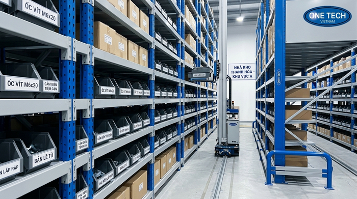 Stacker-Crane mini load Thanh Hóa Stacker-Crane mini load cho kho linh kiện và hàng nhỏ tại Thanh Hóa