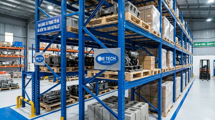 Kiểm tra tải trọng pallet khi thiết kế kệ Double Deep tại Thanh Hóa