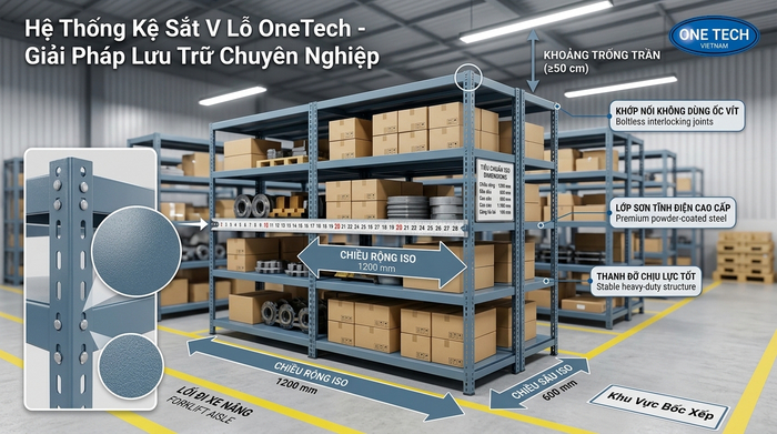 Tiêu chí chọn mua kệ sắt v lỗ chất lượng cao