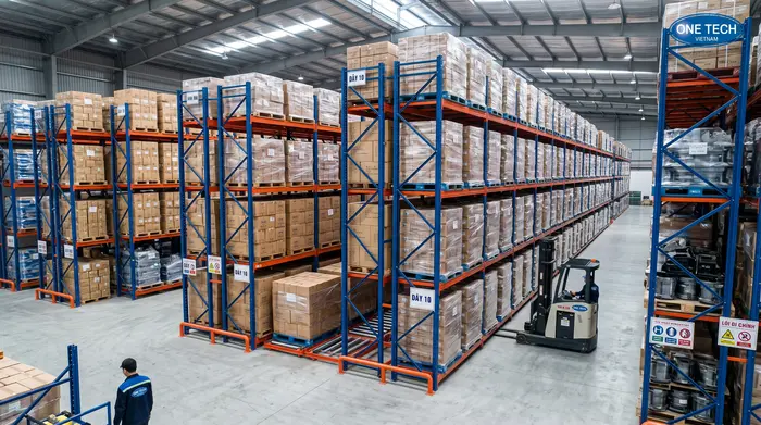 Ứng dụng kệ Push Back Thanh Hóa Ứng dụng kệ Push Back Thanh Hóa trong kho hàng tải trọng nặng