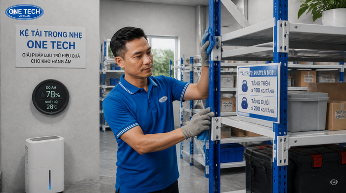 Bảo dưỡng kệ kho hàng tại Thanh Hóa trong môi trường ẩm