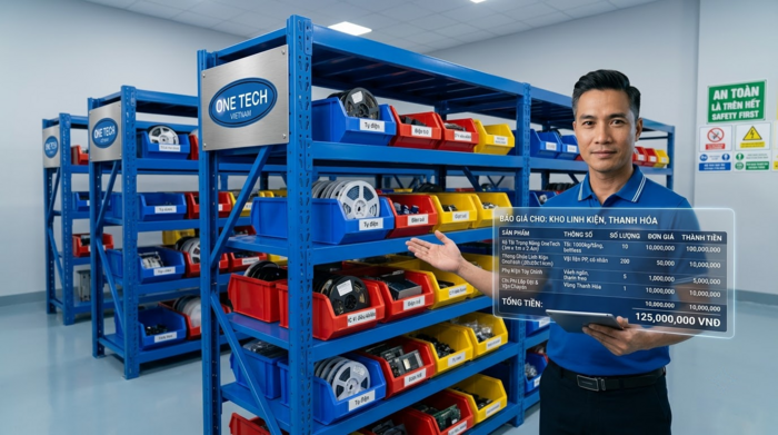 Báo giá kệ kho linh kiện điện tử Thanh Hóa theo cấu hình thực tế
