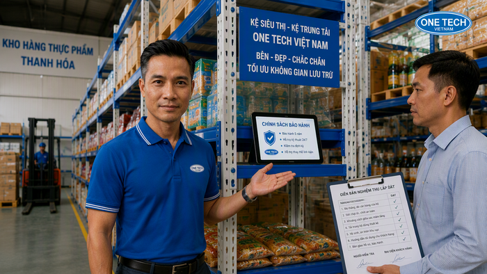 Bảo hành hậu mãi kệ kho thực phẩm Thanh Hóa Bảo hành và hậu mãi kệ kho thực phẩm Thanh Hóa sau lắp đặt
