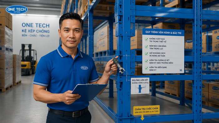 Kiểm tra bảo trì kệ xếp chồng Thanh Hóa chống gỉ và cong vênh