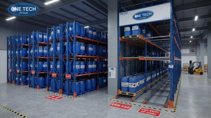 Kệ Double Deep và Drive In cho kho hóa chất mật độ cao Kệ Double Deep và Drive In cho kho hóa chất mật độ cao