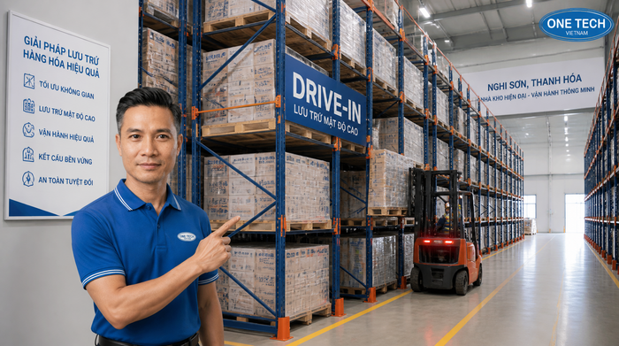 Kệ Drive-In kho logistics Thanh Hóa Kệ Drive-In cho kho logistics tại Nghi Sơn Thanh Hóa