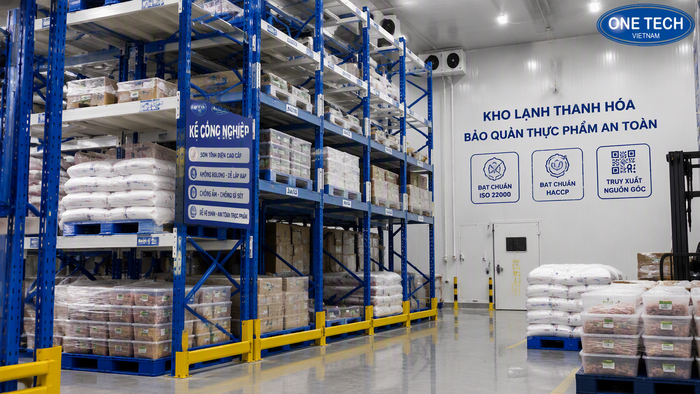 Kệ kho lạnh Thanh Hóa lớp sơn bảo vệ Kệ kho lạnh Thanh Hóa với lớp sơn bảo vệ phù hợp môi trường ẩm