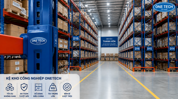 Kệ kho logistics Thanh Hóa cho tổng kho công nghiệp Hệ thống kệ kho logistics Thanh Hóa cho tổng kho công nghiệp