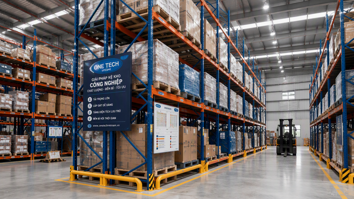 Kệ pallet cho kho tải trọng nặng tại Thanh Hóa