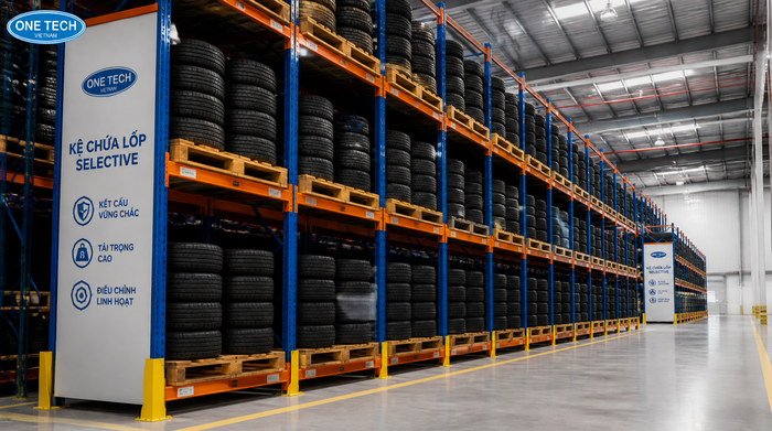 Kệ Selective để lốp xe tại khu công nghiệp Thanh Hóa Kệ Selective để lốp xe tại khu công nghiệp Thanh Hóa