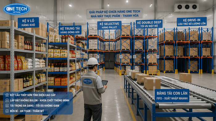 Khảo sát kệ kho thực phẩm tại Thanh Hóa Khảo sát kho thực phẩm tại Thanh Hóa trước khi báo giá kệ