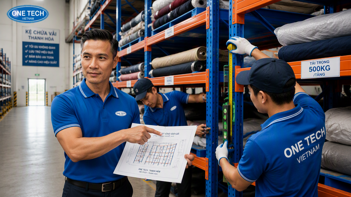 Lắp đặt kệ kho vải tại Thanh Hóa Lắp đặt kệ kho vải tại Thanh Hóa