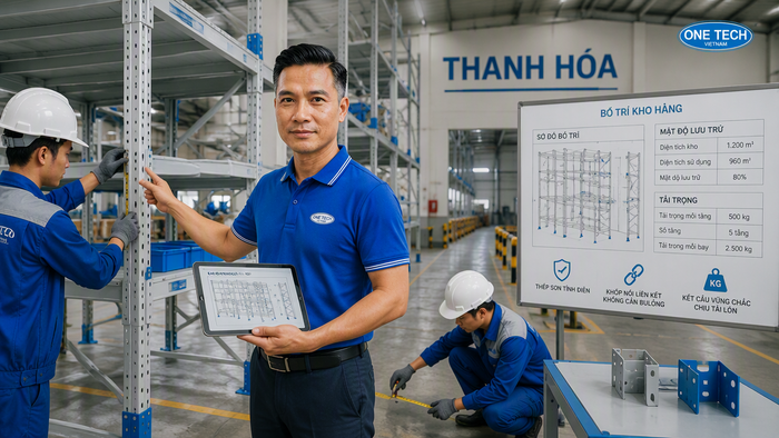 Quy trình lắp đặt và bảo trì thiết bị nhà kho tại Thanh Hóa