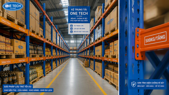 Thép sơn tĩnh điện chống rỉ cho kệ kho tại Thanh Hóa