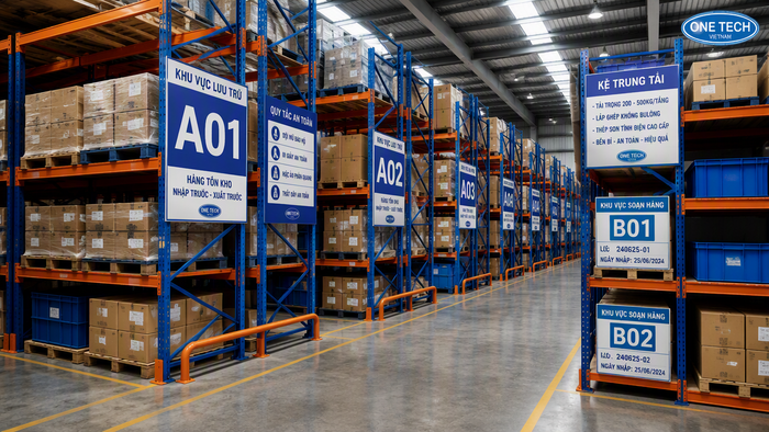 Tối ưu mật độ lưu trữ kho hàng bằng hệ thống kệ tại Thanh Hóa