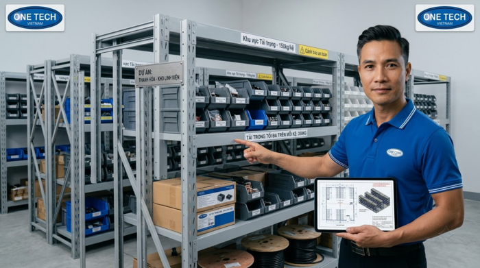 Tư vấn thiết kế kệ kho linh kiện điện tử Thanh Hóa theo nhu cầu thực tế