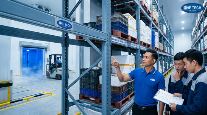 Lắp đặt kệ kho thủy hải sản Thanh Hóa cho kho lạnh và kho phân phối