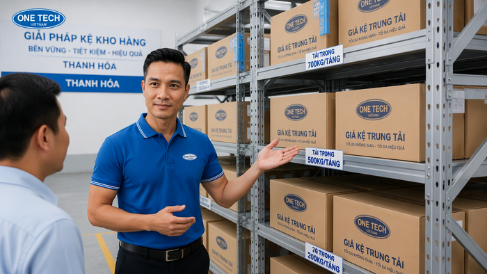 Tư vấn kệ trung tải giá rẻ Thanh Hóa trực thuộc tập đoàn OneTech